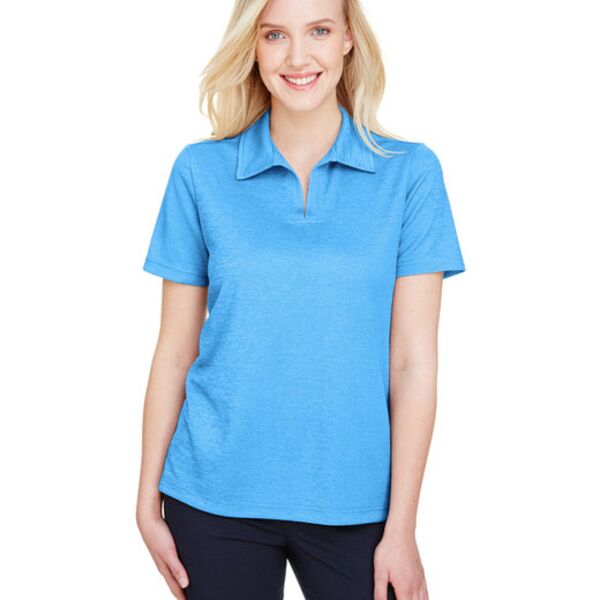 CrownLux Performance® Ladies' Address Melange Polo Thumbnail