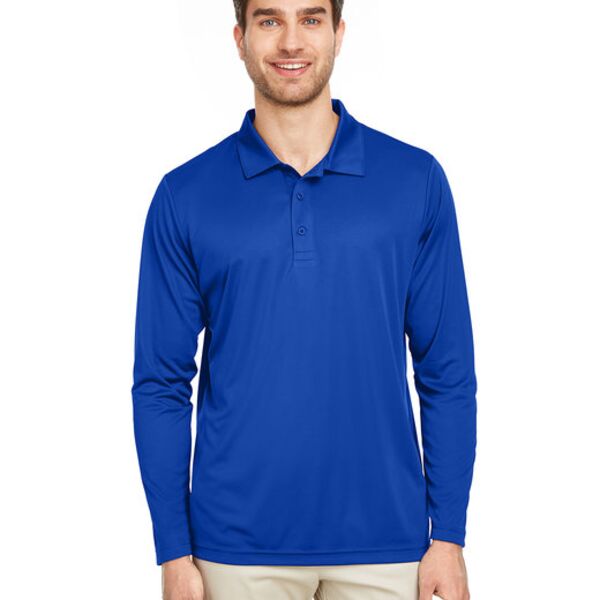Men's Zone Performance Long Sleeve Polo Thumbnail